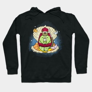 The sea goddess Tanuki Hoodie